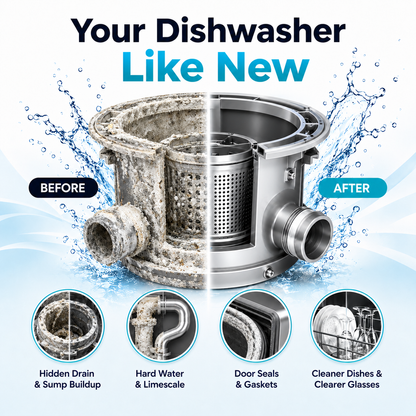 DeepRinse Dishwasher Cleaner Pro