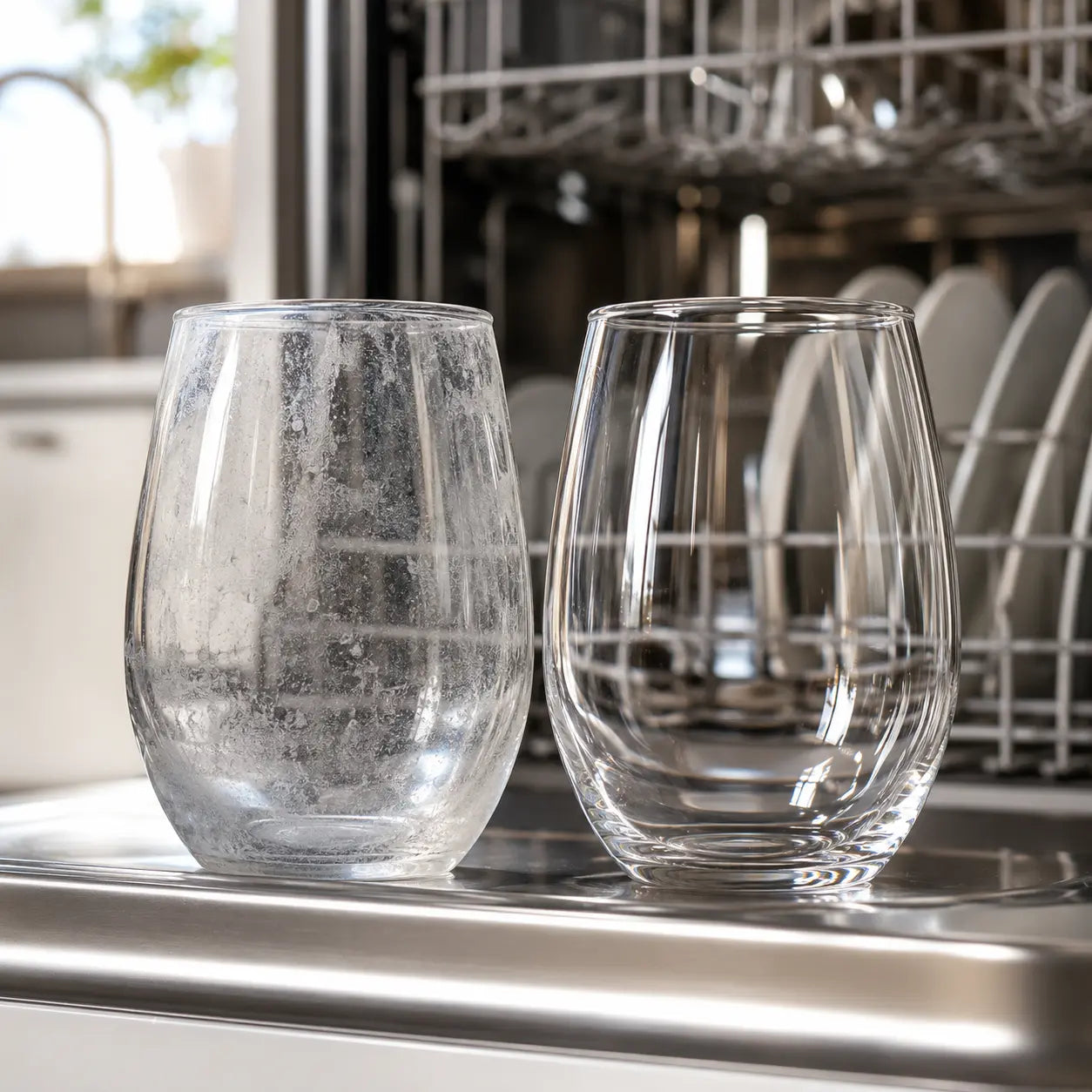 Dishwasher water flow affected by hidden internal buildup