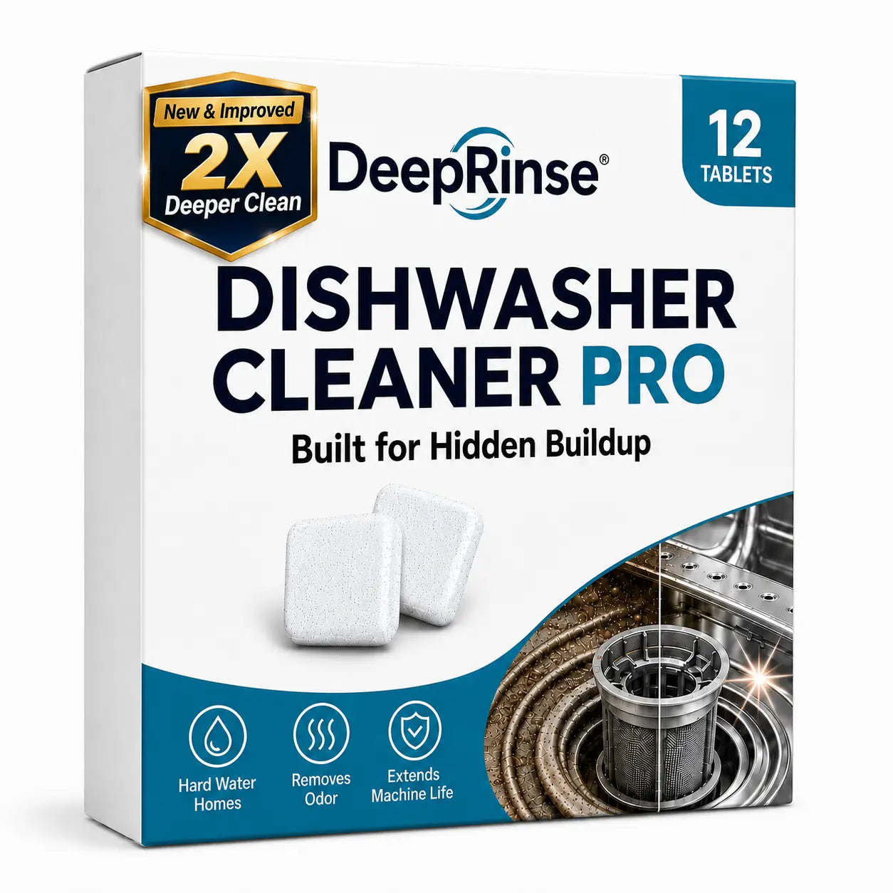 DeepRinse Dishwasher Cleaner Pro